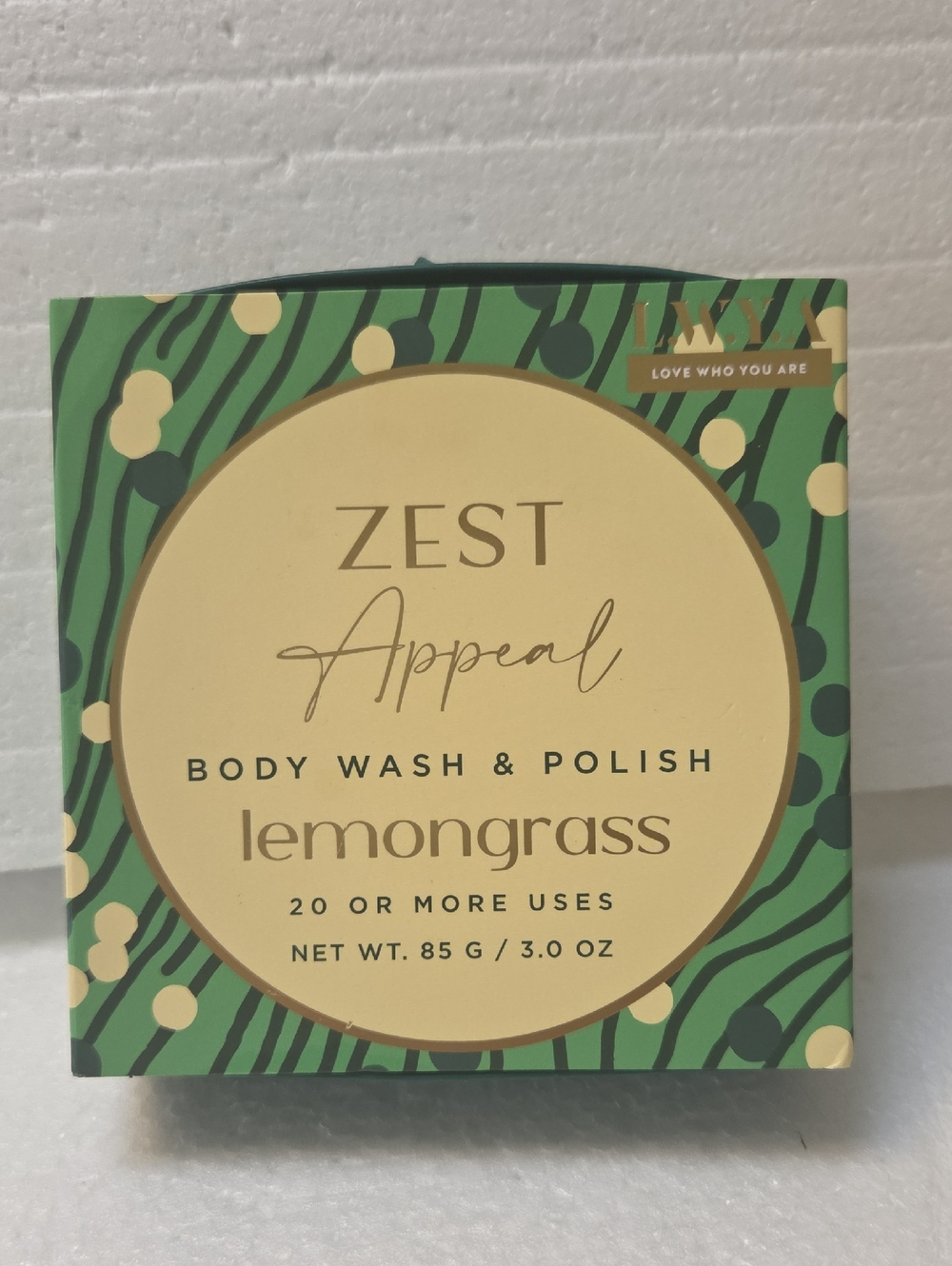 zestt Lemongrass Body Wash & Polish - Green and Gold